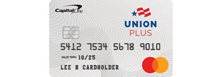 union plus capital one credit card account